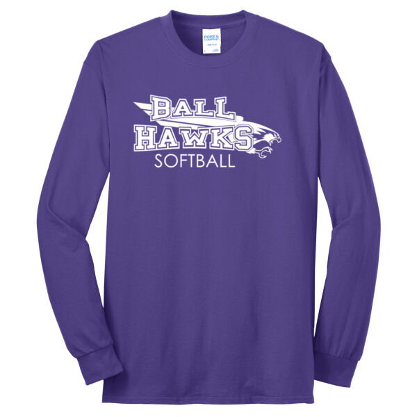 BallHawks + Custom Name - Long Sleeve Core Blend Tee Thumbnail